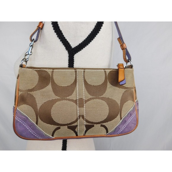 COACH Y2K Limited Edition Signature Fish Coral Applique Mini Baguette - Picture 5 of 12